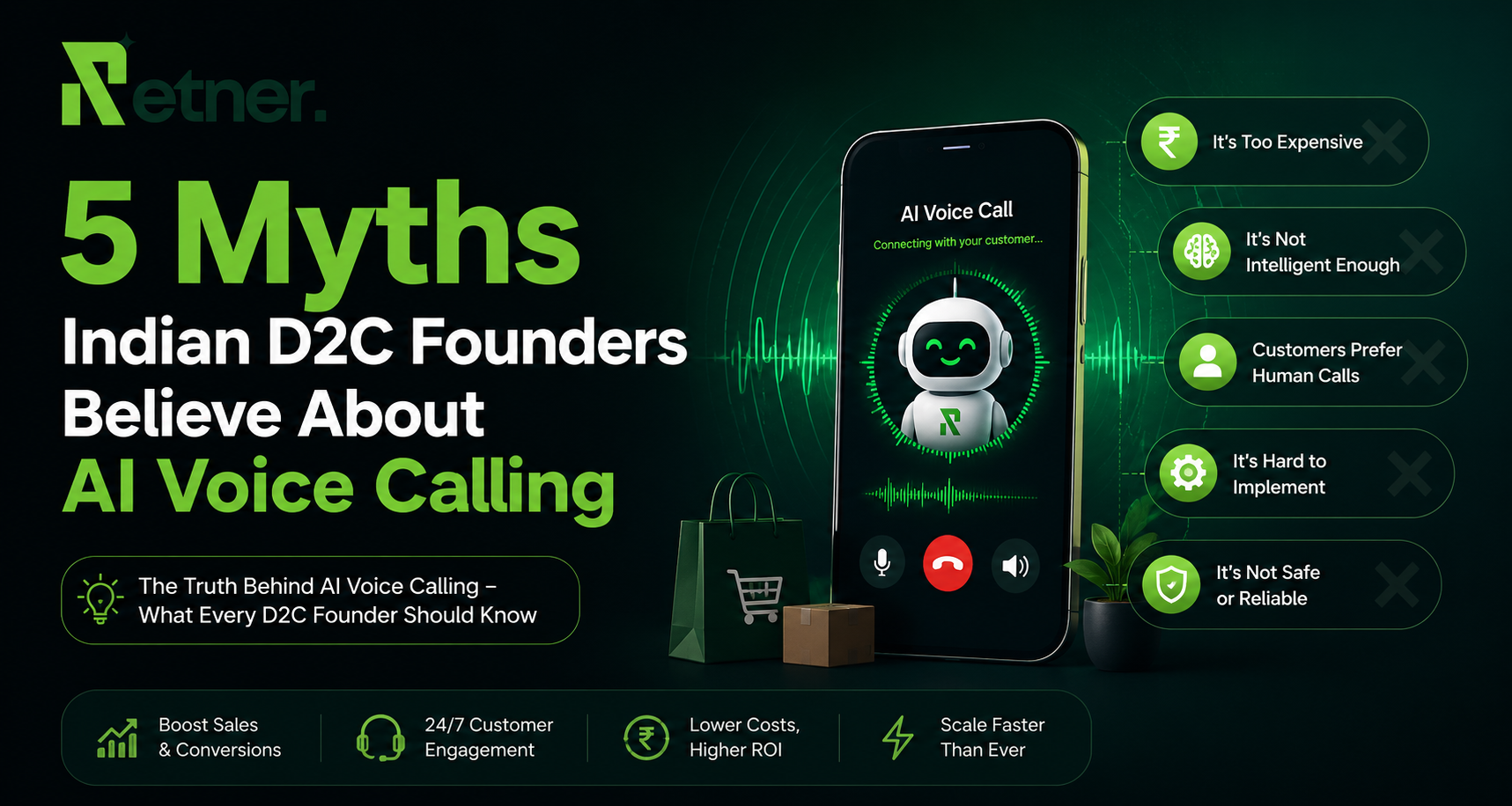 5 Myths Indian D2C Founders Believe About AI Voice Calling (And the Truth)