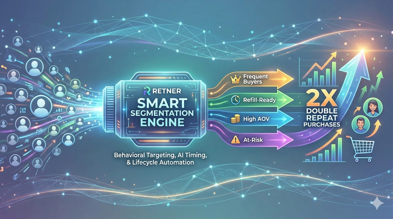 How Retner’s Smart Segmentation Engine Helps Brands Double Their Repeat Purchases