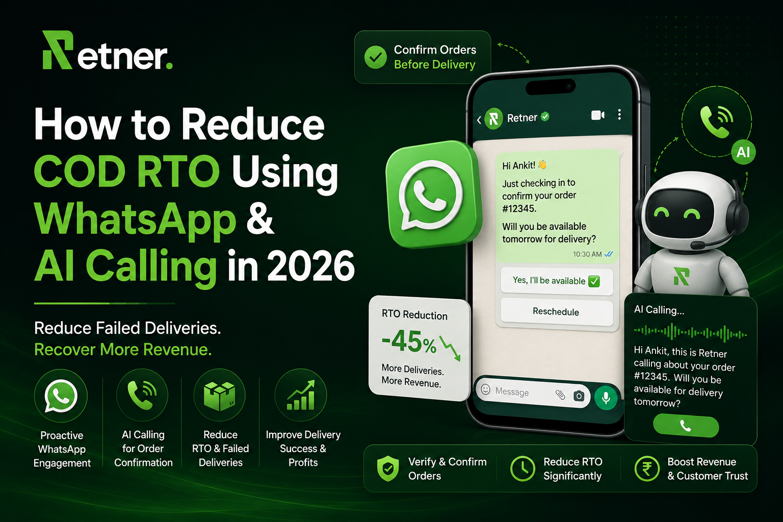 How to Reduce COD RTO Using WhatsApp & AI Calling in 2026